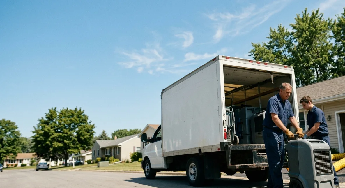 Water Damage Cleanup in Scott Air Force Base, IL near me